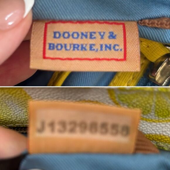 Dooney & Bourke Limone Lemons Richmond Shopper Tote Bag - Picture 6 of 12